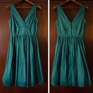 Fervour jade green dress XS/S NWOT